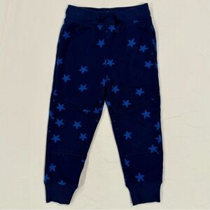 Hanna Andersson Slim Sweatpants Boys 4 100 cm Girls Joggers Double Knee Stars